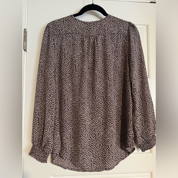 Anthropologie Blouse Maeve Monday Fun Amiyah Blouse Purple STITCH FIX NWT Large - Picture 6 of 7